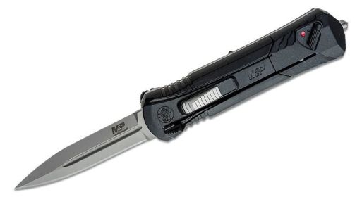 MPOTF10  AUS-8 Spear Bead Blast Blade Black Aluminum Handles