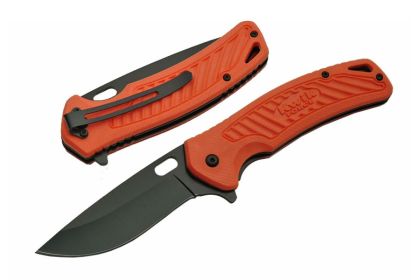 4.75" ORANGE KWIK FORCE FOLDER