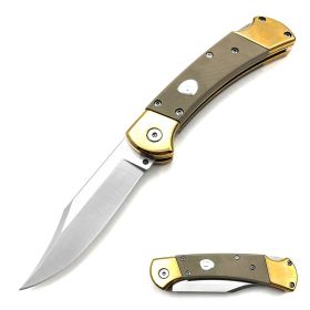 Folding Hunter Auto Tan G10 Handle
