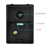 7inch Video Doorbell Camera with Monitor Hands-free Intercom IR Night Vision IP55 Waterproof Built-in 16 Chord Sounds Video Door Entry Security System