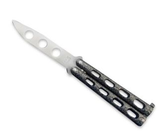 Bear & Son 113TR - 4 inch Silver Vein Butterfly Trainer