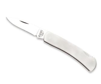 Bear & Son 125 - 3 inch Executive Stainless Steel Lockback Drop Point