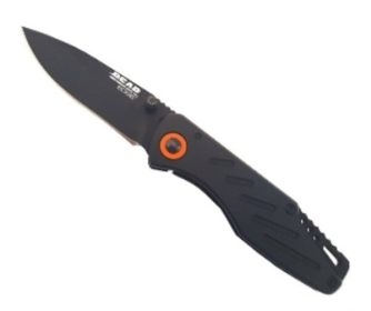 Bear & Son 61104 - 3 3/8 in. Frame Lock Lightweight Folder W/Pocket Cl