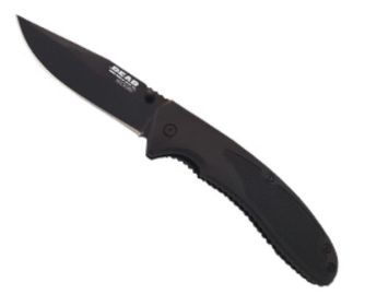 Bear & Son 61106 - 4 1/2 in. Black Zytel Sideliner Assisted Opener