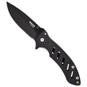 Bear & Son 61511 - Brisk 1.0: 3.25 in. Black Blade Black Frame Lock
