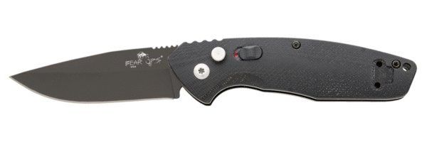 Bear & Son - 4 1/8 in. AUTO BOLD ACTION X BLACK G10 W/BLACK BLADE