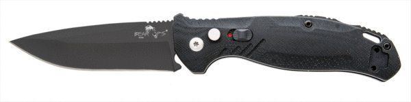 Bear & Son - 4 1/4 in. AUTO BOLD ACTION XI BLACK G10 W/BLACK BLADE
