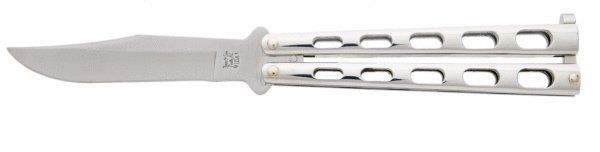 Bear & Son - 5 in. Butterfly Stainless Steel Handle / Bead Blade