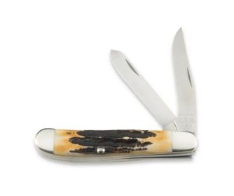 3 1/2 In. Genuine India Stag Bone Mini Trapper