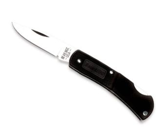 3 In. Black Zytel® Lightweight Executive Lockback Upswept