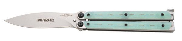 Bradley Cutlery Co. Kimura Butterfly Natural G10 Handle