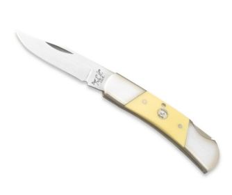 3 In. Yellow Delrin® Lockback Upswept