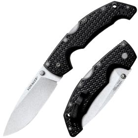 LARGE DROP POINT VOYAGER PLAIN EDGE, AUS 10A, STONE WASH