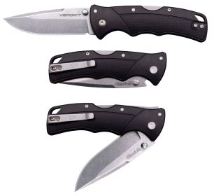 VERDICT 4116SS / 3" SPEAR POINT BLADE BLACK HANDLE