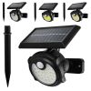 Solar Wall Light Motion Sensor Outdoor Waterproof 3 Modes Solar Powered Landscape Lighting For Garden Yard Pathway Patio 42COB