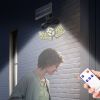Solar Lights Outdoor Waterproof Motion Sensor Solar Powered Wall Lights For Patio Garage Backyard Porch Yard 120COB small square