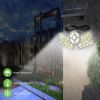 Solar Lights Outdoor Waterproof Motion Sensor Solar Powered Wall Lights For Patio Garage Backyard Porch Yard 120COB small square