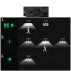 Solar Lights Outdoor Waterproof Motion Sensor Solar Powered Wall Lights For Patio Garage Backyard Porch Yard 120COB small square