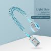 Kids Safety Harness Infant Baby Anti-lost Wrist Band Key Lock 360 Degree Rotation Anti-lost Rope light green - A 2 meters