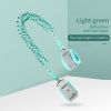 Kids Safety Harness Infant Baby Anti-lost Wrist Band Key Lock 360 Degree Rotation Anti-lost Rope light green - A 2 meters