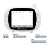 3.5 inch LCD Screen Wireless Digital Baby Monitor Two Way Audio Video Baby Monitor Night Vision Lullaby Camera