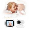3.5 inch LCD Screen Wireless Digital Baby Monitor Two Way Audio Video Baby Monitor Night Vision Lullaby Camera