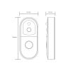 Anytek Wireless WiFi Intercom Video Doorbell Camera Set Door Bell Camera Wifi Video Night Vision As shown