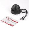 1200tvl 3.6mm Hd  Camera Night Vision Dustproof Portable Camera With 24 Lights black