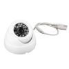 1200tvl 3.6mm Hd  Camera Night Vision Dustproof Portable Camera With 24 Lights white