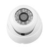 1200tvl 3.6mm Hd  Camera Night Vision Dustproof Portable Camera With 24 Lights white
