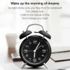 4k HD Mini Camera Wifi P2P Video Recorder DVR Wireless Alarm Clock IP Camera Home Security Camcorder Black
