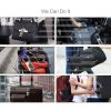 L1 Smart Biometric Fingerprint Lock Usb Rechargeable Anti-theft Security Padlock Waterproof Silver Grey
