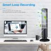 1080p HD Wifi Mini Camera Usb Tower Fan Camcorder Motion Detection Home Security Nanny Cam Black