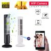 1080p HD Wifi Mini Camera Usb Tower Fan Camcorder Motion Detection Home Security Nanny Cam Black