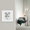 Mini Camera 24/7 HD Socket Base Wifi Power Outlets Wireless Remote Monitoring Cam EU Plug Black