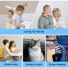 1080p Hd Wifi Camera Night Vision Full Color Automatic Body Tracking 4x Digital Zoom Video White US Plug