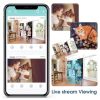 E27 Lamp Holder Mini Wifi Camera Home Hotel Ceiling Bulb Socket Base 1080P HD Wireless Network Camcorder White