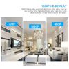 E27 Lamp Holder Mini Wifi Camera Home Hotel Ceiling Bulb Socket Base 1080P HD Wireless Network Camcorder White