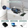 1080P Digital Projection Clock Wifi Camera Night Vision Motion Detection Security Camcorder