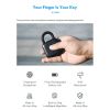 US Smart Biometric Fingerprint Combination Keyless Door Lock Bluetooth 4.2 Anti-Theft Security Padlock Black