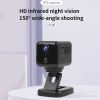 Wifi Mini Camera 200w HD Pixel 1920 X 1080 Clear Wireless Ip Camera 2.4g Smart Home Device Cam Black