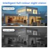 K13 Wireless Outdoor Camera Wifi 1080P HD Security Camera Dual Lens Color Night Vision 2 Way Audio White
