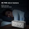 Hidden Camera Clock Home Safety Live Streaming Camera WIFI Camcorder IR Night Vision Motion Detection K7