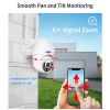 WHD613 WIFI Camera Surveillance Camera Clear HD Recording Night Vision Smart Camera For Home Security Guard US Plug