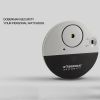 100DB Security Ultra-Slim Designing Window Door Round Vibration Sensor Alarm gray