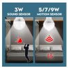 E27 Screw Led Emergency Light Intelligent  Bulb 220v 110v 5w 7w 9w Motion Sensor Night Light Home Corridor Garden Lighting Tool 9W