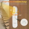 Sb Rechargeable Wireless Motion Sensor  Light Led Night Light Wall Cupboard Closet Light White shell - white light
