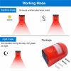 Outdoor Solar Alarm 4 Modes Multi-use Led Light Wireless Motion Sensor Detector solar warning light