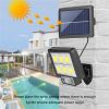 Led Solar Wall Lamp 3 Mode Ip65 Waterproof Motion Sensor Street Light for Garden Courtyard Porch Yard JX-F56 light