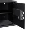 Oversized safe with electronic lock; spare key; 1 tier black safe model 36SAQ
